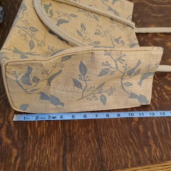 KAF Home Bird Print Market Tote Bag - Picture 5 of 7